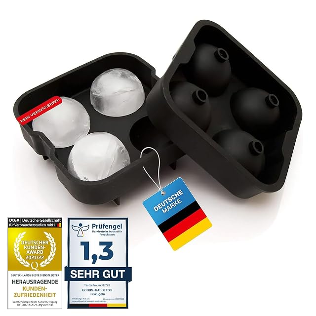 Stampo per ghiaccio sferico in silicone GOODS+GADGETS