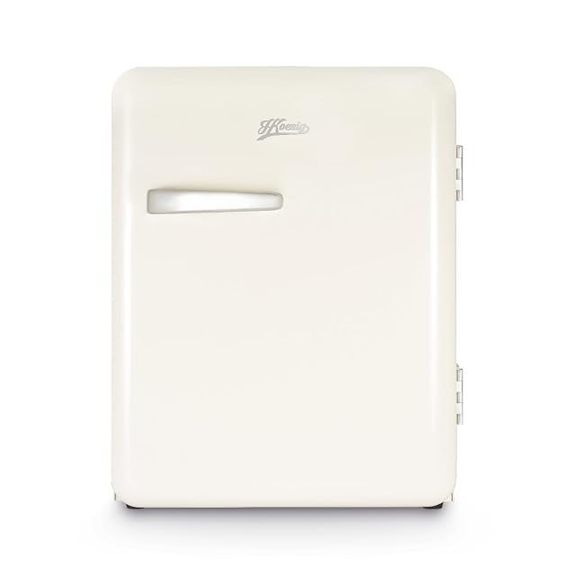 Frigorifero mini bar vintage H.Koenig TOAD8, color crema