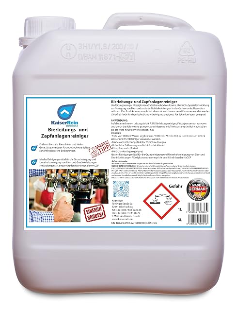 Detergente per linee di birra KaiserRein, contenitore da 5 litri