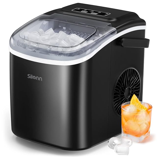 Macchina per il ghiaccio da banco Silonn SLIM09B-U