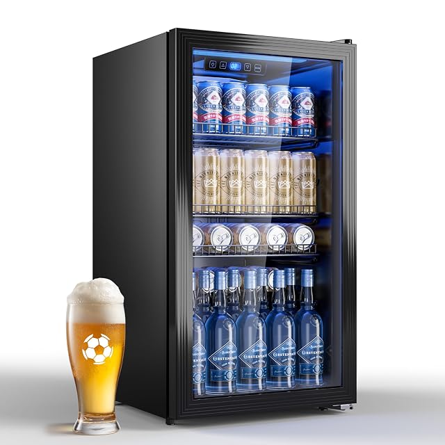 Frigorifero per bevande TRIUMPHKEY 90L con porta in vetro